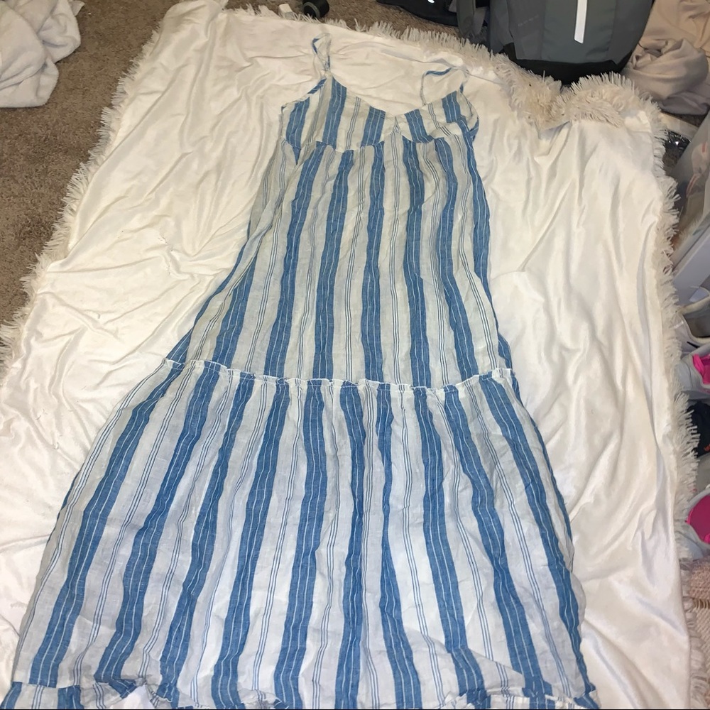 Free People x CP Shades Linen Maxi Dress, Size Medium - Picture 7 of 7